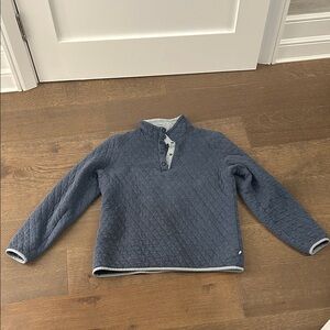 Orvis Women's Blue Quilted Sweater